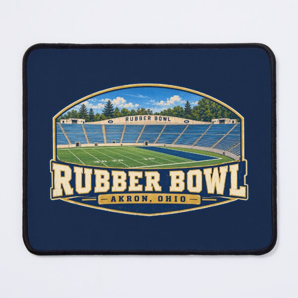 Item preview, Vintage Akron Rubber Bowl Stadium Crest – Akron Ohio Football History designed and sold by Apex & Anthem .