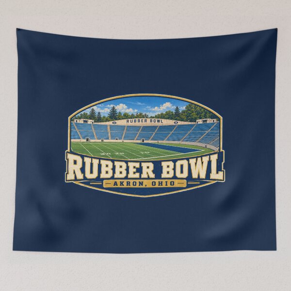 Item preview, Escudo antiguo del estadio Akron Rubber Bowl – Historia del fútbol americano de Akron, Ohio designed and sold by Apex & Anthem .