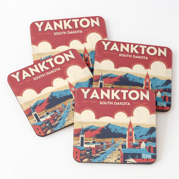 Item preview, Yankton South Dakota Vintage Travel Tourism designed and sold by TravelersGems.