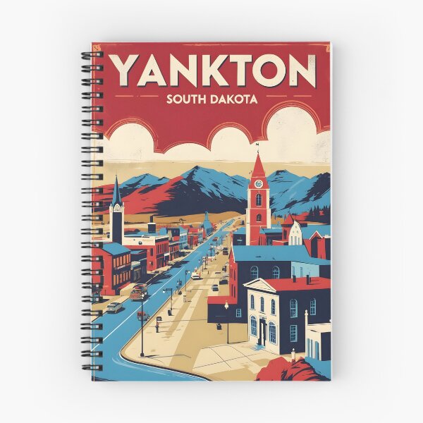 Item preview, Yankton South Dakota Vintage Travel Tourism designed and sold by TravelersGems.
