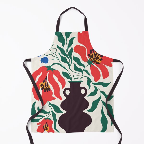 Item preview, Floral Forms 02 | Matisse Inspired Dark Plum Vase & Coral Botanicals designed and sold by MarleneCanto.