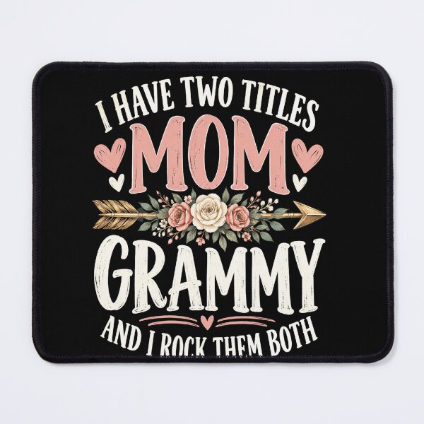 Item preview, mom shirt I Have Two Titles Gramma and Rock Them Both designed and sold by anapldv.