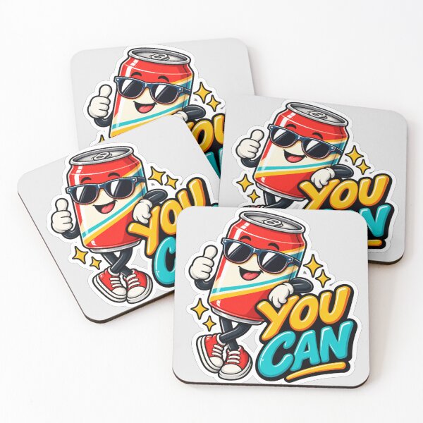 Item preview, Funny Soda Pun Can YES YOU CAN Motivation designed and sold by NovaToons.