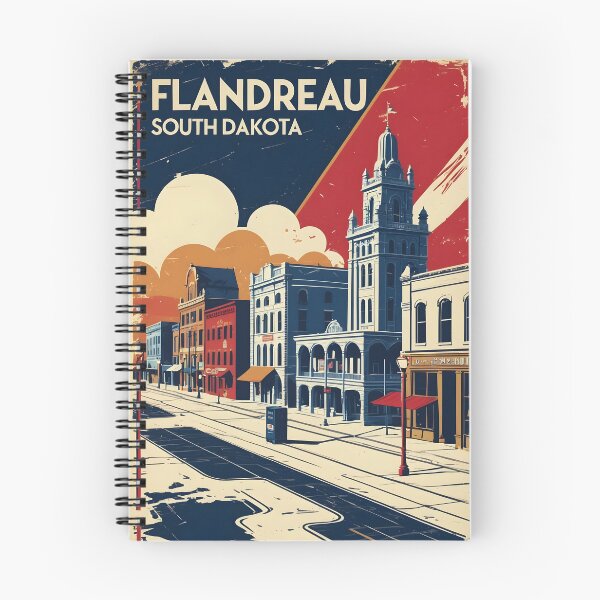 Item preview, Flandreau South Dakota Vintage Travel Tourism designed and sold by TravelersGems.