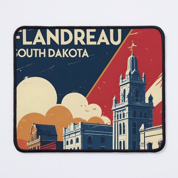 Item preview, Flandreau South Dakota Vintage Travel Tourism designed and sold by TravelersGems.