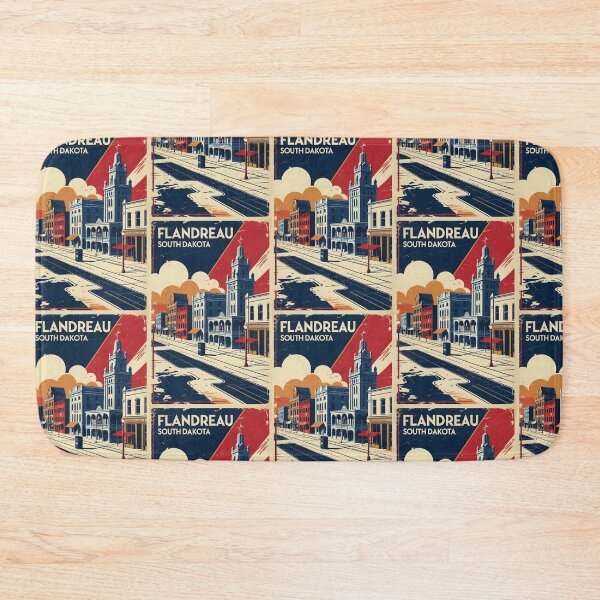 Item preview, Flandreau South Dakota Vintage Travel Tourism designed and sold by TravelersGems.