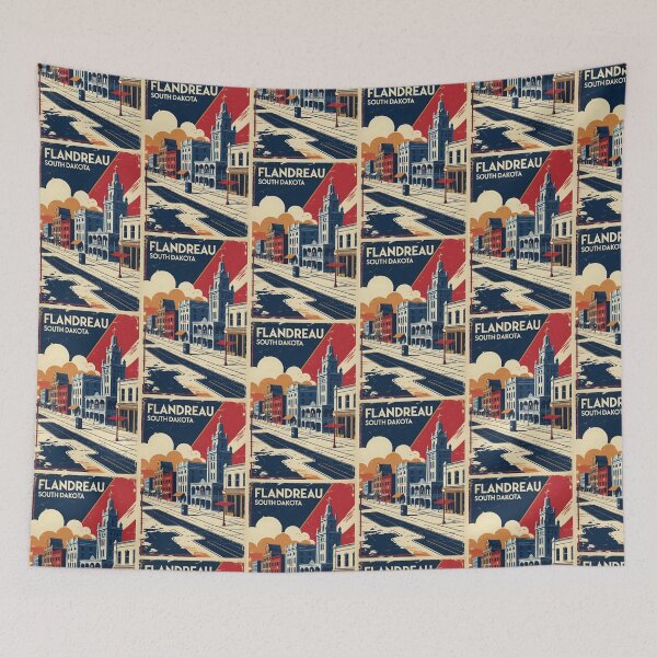 Item preview, Flandreau South Dakota Vintage Travel Tourism designed and sold by TravelersGems.