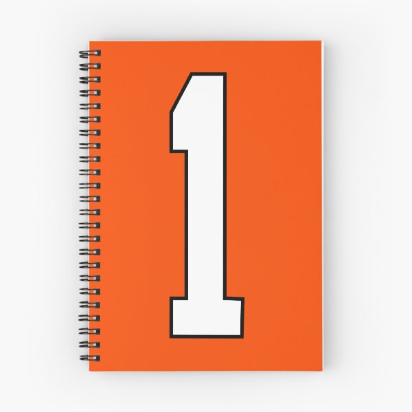 Item preview,  Bernie Parent Flyers Orange & Black Number #1 Spiral Notebook  designed and sold by Rolographics1.