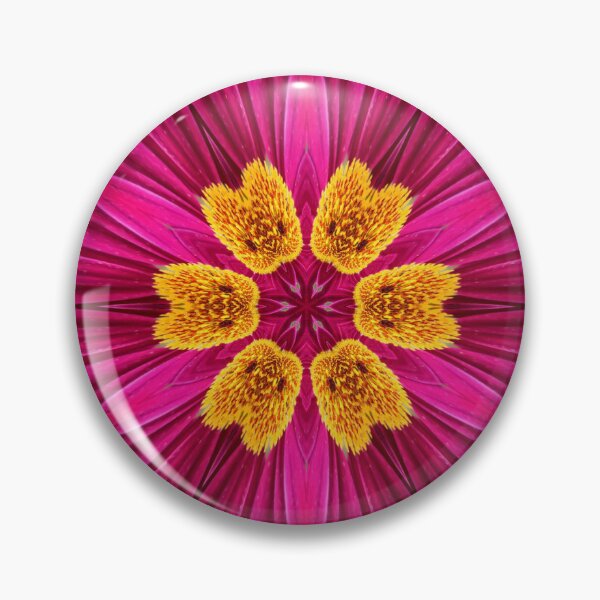 Item preview, Pink and Gold Radial Flower designed and sold by SilentBloomLab.