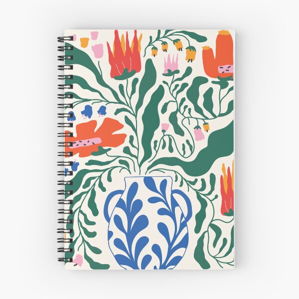 Item preview, Floral Forms 01 | Matisse Inspired Blue Vase & Colorful Botanicals designed and sold by MarleneCanto.