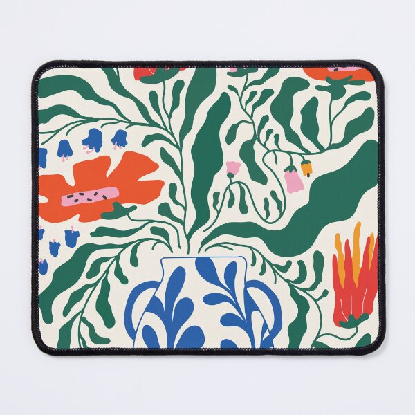 Item preview, Floral Forms 01 | Matisse Inspired Blue Vase & Colorful Botanicals designed and sold by MarleneCanto.