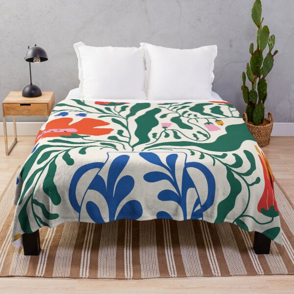 Item preview, Floral Forms 01 | Matisse Inspired Blue Vase & Colorful Botanicals designed and sold by MarleneCanto.