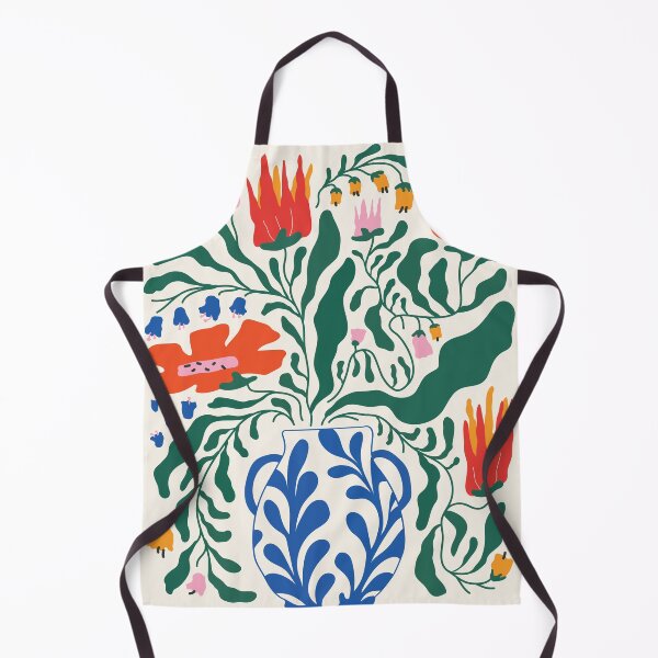 Item preview, Floral Forms 01 | Matisse Inspired Blue Vase & Colorful Botanicals designed and sold by MarleneCanto.