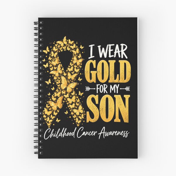 Item preview, childhood cancer awareness golden butterfly ribbon message designed and sold by anapldv.