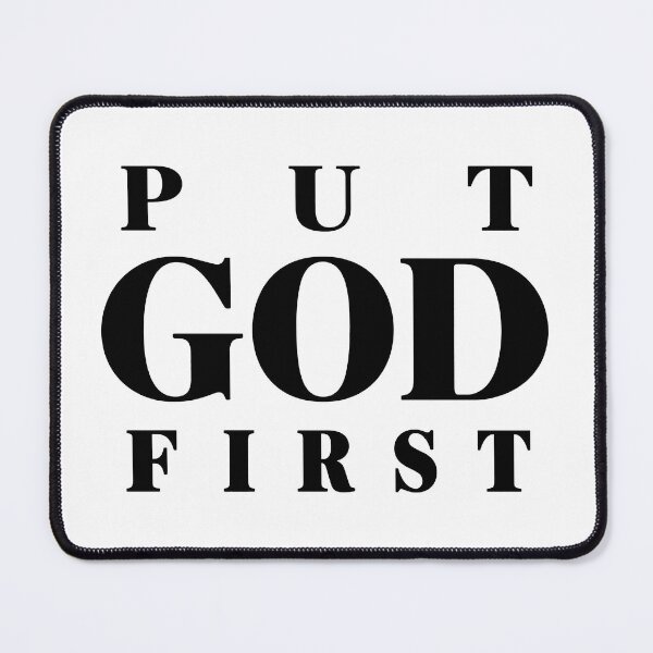 Item preview, put god first designed and sold by OCD_JESSICA.