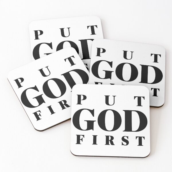 Item preview, put god first designed and sold by OCD_JESSICA.