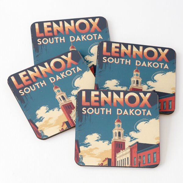 Item preview, Lennox South Dakota Vintage Travel Tourism designed and sold by TravelersGems.