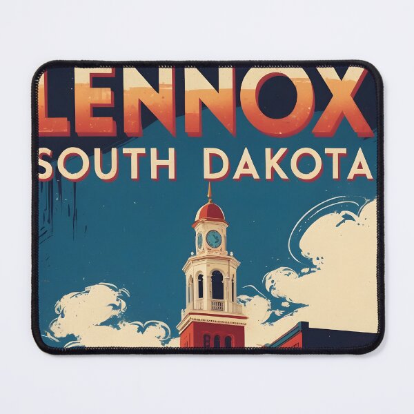Item preview, Lennox South Dakota Vintage Travel Tourism designed and sold by TravelersGems.