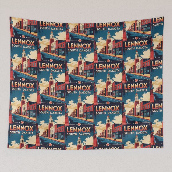 Item preview, Lennox South Dakota Vintage Travel Tourism designed and sold by TravelersGems.