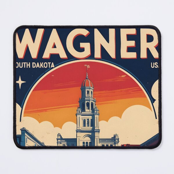 Item preview, Wagner South Dakota Vintage Travel Tourism designed and sold by TravelersGems.