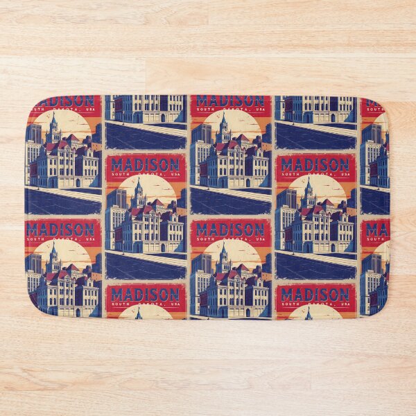 Item preview, Madison South Dakota Vintage Travel Tourism designed and sold by TravelersGems.