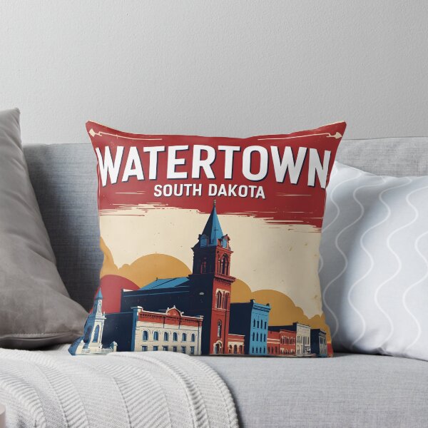Item preview, Watertown South Dakota Vintage Travel Tourism designed and sold by TravelersGems.