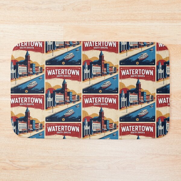 Item preview, Watertown South Dakota Vintage Travel Tourism designed and sold by TravelersGems.
