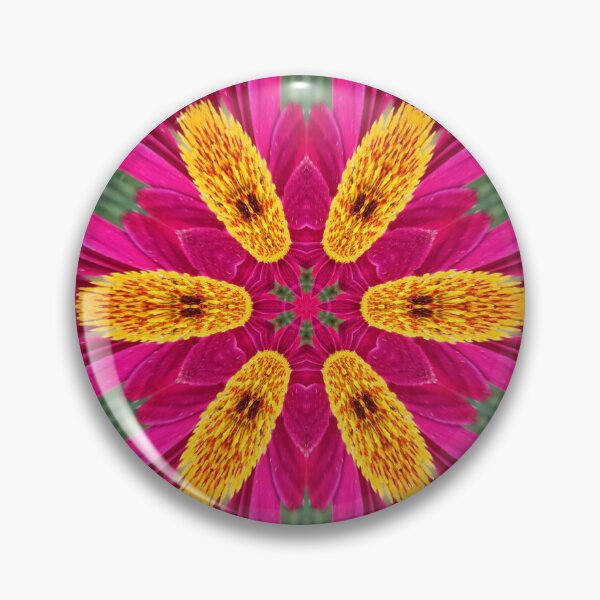 Item preview, Fuchsia Pink Floral Rosette designed and sold by SilentBloomLab.