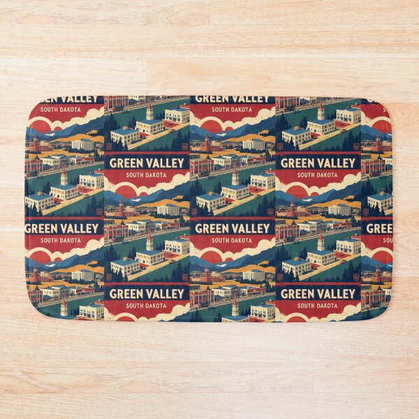 Item preview, Green Valley South Dakota Vintage Travel Tourism designed and sold by TravelersGems.