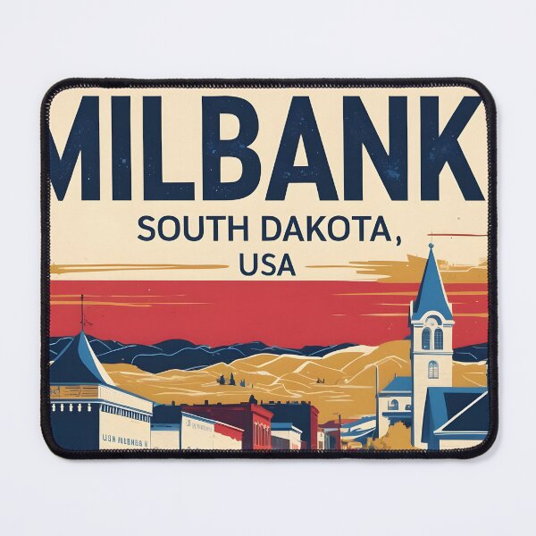 Item preview, Milbank South Dakota Vintage Travel Tourism designed and sold by TravelersGems.