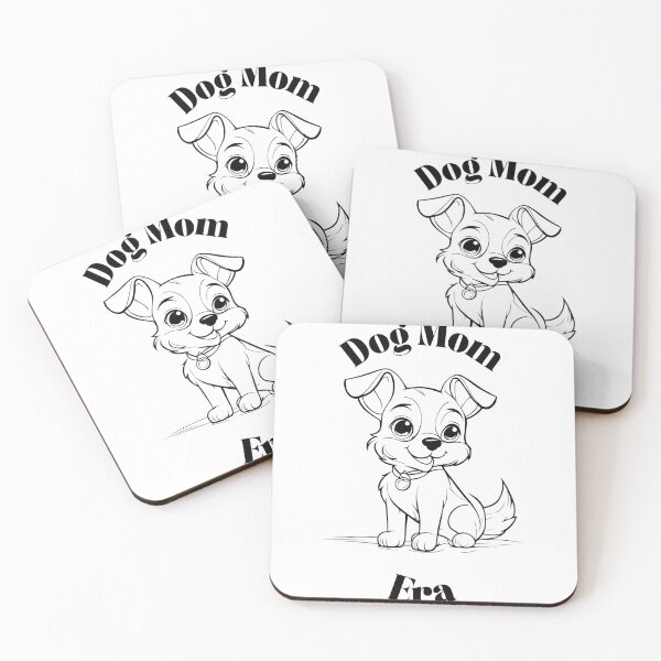 Item preview, Cute Cartoon Puppy Dog Mom Era Minimalist Line Art designed and sold by Jelicint.
