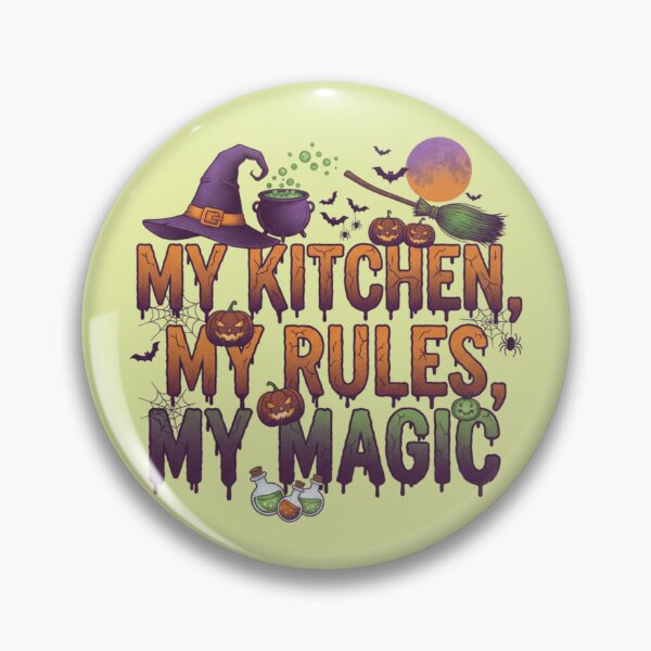 Item preview, Kitchen Rules Magic Witch Hat Graphic designed and sold by Exquisite Design Studio „Paculówka”.