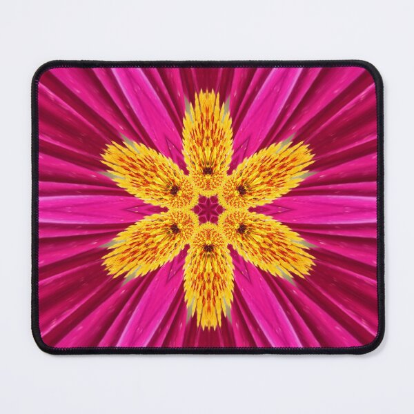Item preview, Magenta and Gold Floral Star designed and sold by SilentBloomLab.