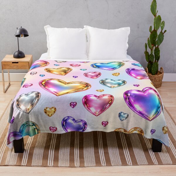 Item preview, Iridescent Metallic Hearts designed and sold by Axokris.