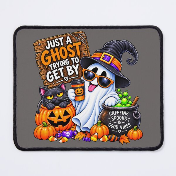 Item preview, Funny Ghost Trick or Treat Halloween Spooky Character designed and sold by Phantom Hollow.