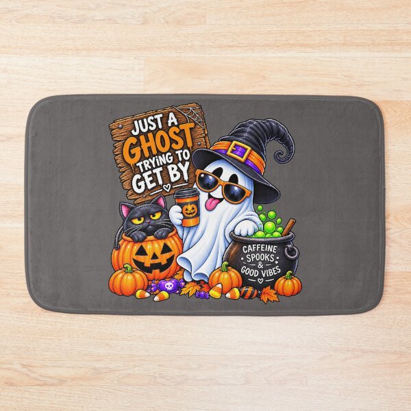 Item preview, Funny Ghost Trick or Treat Halloween Spooky Character designed and sold by Phantom Hollow.