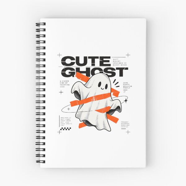 Item preview, Cute Ghost Modern Streetwear Typography designed and sold by zzz888.