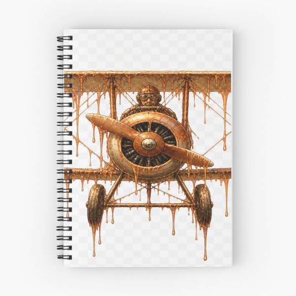 Item preview, Melt Flight: 1941 Harley‑Davidson Biplane – Bronze Drip Series designed and sold by kevnmel1964.