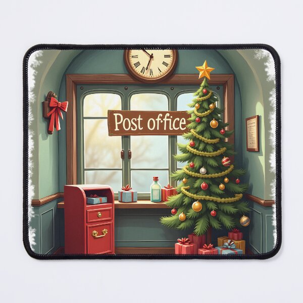 Item preview, Whimsical Christmas Post Office – Vintage Christmas Post Office designed and sold by ArtemisEutopia.