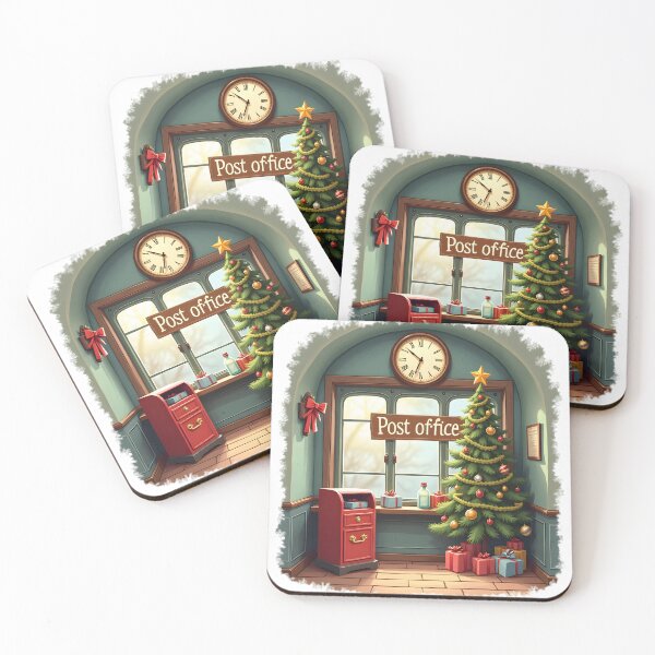 Item preview, Whimsical Christmas Post Office – Vintage Christmas Post Office designed and sold by ArtemisEutopia.