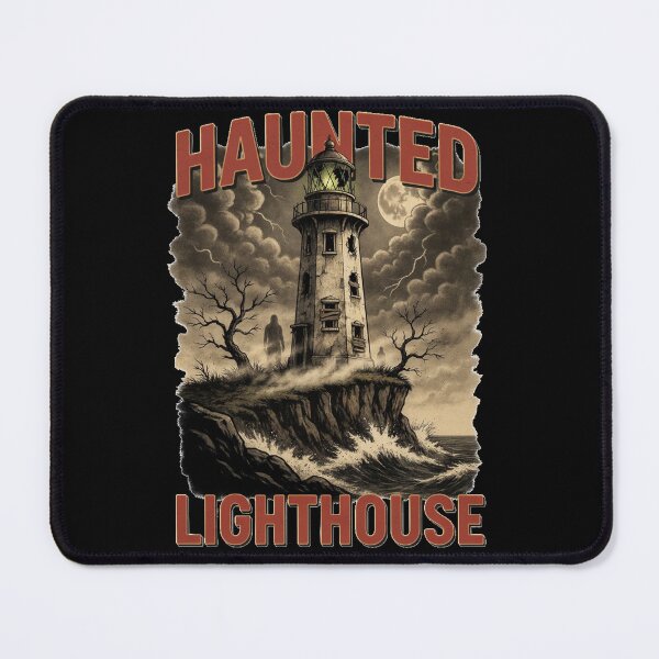Item preview, Ghostly Coastal Beacon - Haunted Lighthouse  designed and sold by No Excuses Supply.
