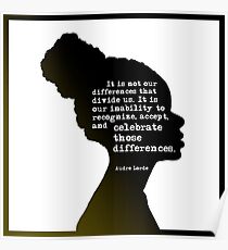 Audre Lorde Differences Poster