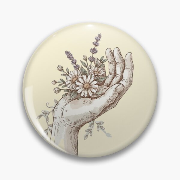Artikelvorschau, Hand hält Blumen entworfen und verkauft von BiaSMartins.