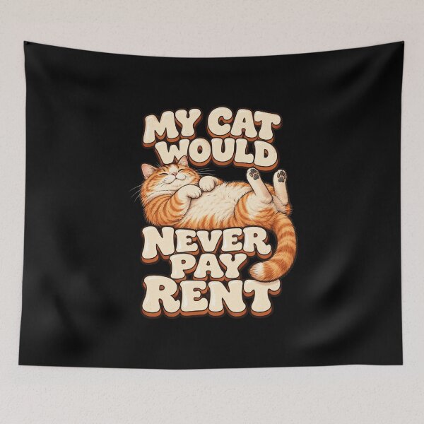 Item preview, cat lover gift funny sleeping orange cat quote designed and sold by anapldv.
