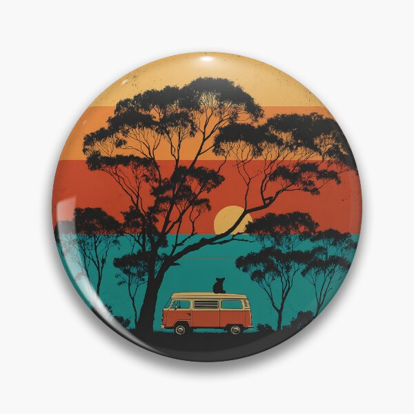 Item preview, Vintage Australian Camper Koala Sunset Design designed and sold by D-Oles-Mercher.