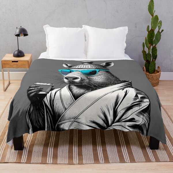 Item preview, Cool Capybara Samurai Coffee Lover designed and sold by Structure-Blue.