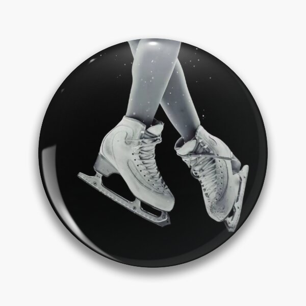 Item preview, Elegant White Ice Skates – Winter Figure Skating designed and sold by zmsl.