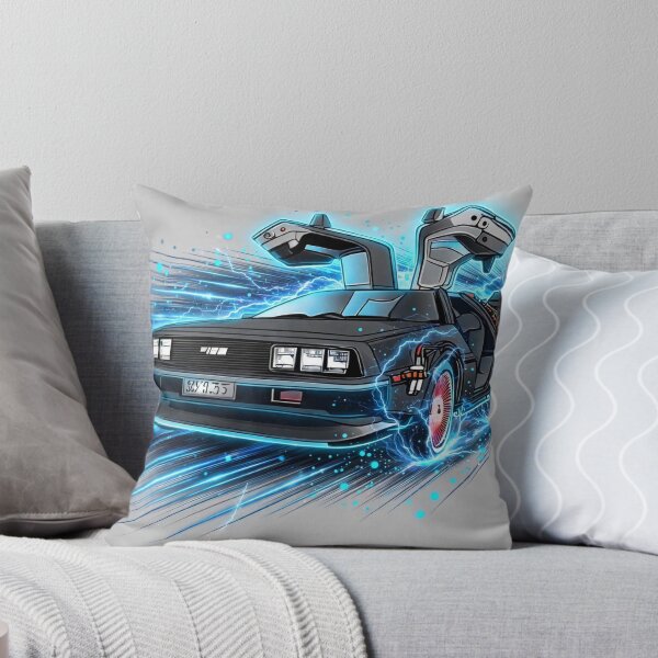 Item preview, Retro Time Machine Gullwing Car - 80s Sci Fi Electric Drift Art designed and sold by redkat-4.