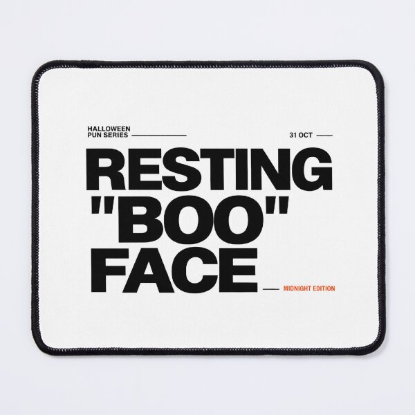 Item preview, Resting Boo Face Funny Halloween Typography designed and sold by zzz888.