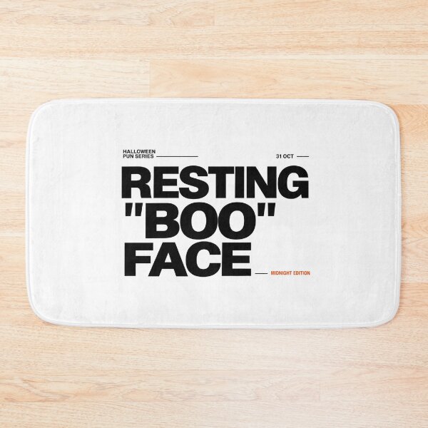 Item preview, Resting Boo Face Funny Halloween Typography designed and sold by zzz888.
